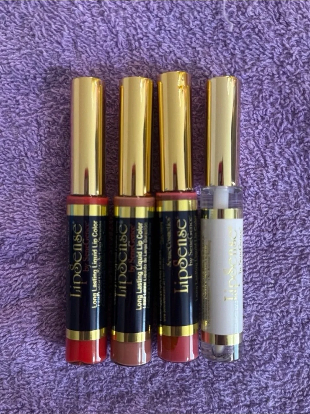LipSense Lip Color Set — Pink, Nude, Red